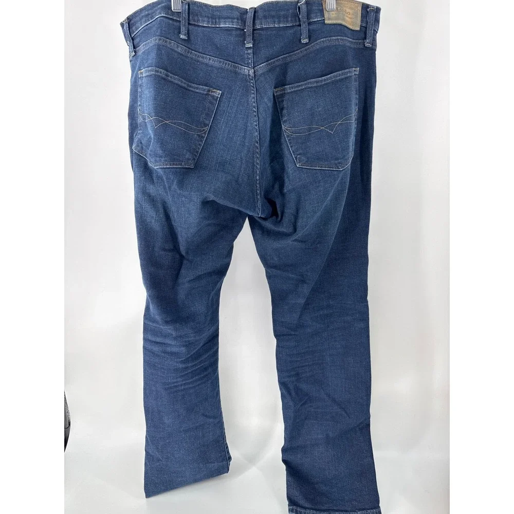 Polo Ralph Lauren Jeans Mens‎ 42x34 Blue Hampton Relaxed Straight Denim Pants